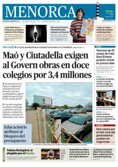 MAÓ Y CIUTADELLA EXIGEN AL GOVERN OBRAS EN DOCE COLEGIOS POR 3,4 MILLONES