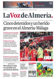 CINCO DETENIDOS Y UN HERIDO GRAVE EN EL ALMERÍA-MÁLAGA