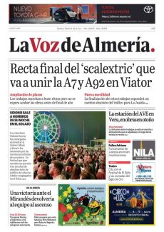 RECTA FINAL DEL ‘SCALEXTRIC’ QUE VA A UNIR LA A7 Y A92 EN VIATOR