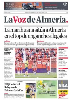 LA MARIHUANA SITÚA A ALMERÍA EN EL TOP DE ENGANCHES ILEGALES