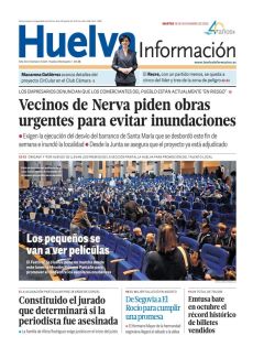 LOS EMPRESARIOS DENUNCIAN QUE LOS COMERCIANTES DEL PUEBLO ESTÁN ACTUALMENTE “EN RIESGO” VECINOS DE NERVA PIDEN OBRAS URGENTES PARA EVITAR INUNDACIONES