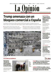 TRUMP AMENAZA CON UN BLOQUEO COMERCIAL A ESPAÑA