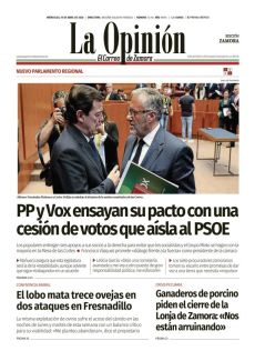 PP Y VOX ENSAYAN SU PACTO CON UNA CESIÓN DE VOTOS QUE AÍSLA AL PSOE