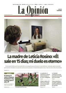 LA MADRE DE LETICIA ROSINO: «ÉL SALE EN 15 DÍAS; MI DUELO ES ETERNO»