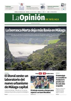 LA BORRASCA MARTA DEJA MÁS LLUVIA EN MÁLAGA