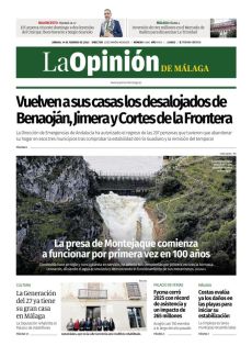 LA PRESA DE MONTEJAQUE COMIENZA A FUNCIONAR POR PRIMERA VEZ EN 100 AÑOS