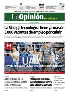 DERROTA DEL MÁLAGA CF, QUE LE SACA DE LA ZONA DEL PLAY OFF