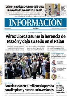 PÉREZ LLORCA ASUME LA HERENCIA DE MAZÓN Y DEJA SU SELLO EN EL PALAU