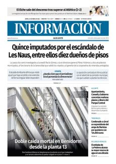 DOBLE CAÍDA MORTAL EN BENIDORM DESDE LA PLANTA 13