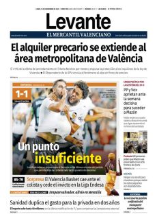 EL ALQUILER PRECARIO SE EXTIENDE AL ÁREA METROPOLITANA DE VALÈNCIA