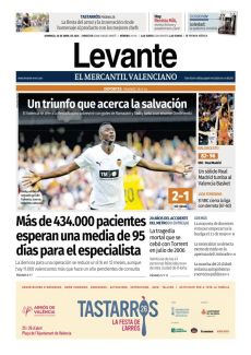 MÁS DE 434.000 PACIENTES ESPERAN UNA MEDIA DE 95 DÍAS PARA EL ESPECIALISTA