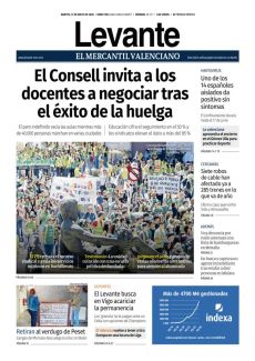 EL CONSELL INVITA A LOS DOCENTES A NEGOCIAR TRAS EL ÉXITO DE LA HUELGA