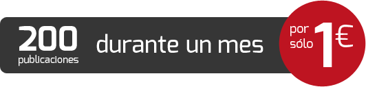 200 publicaciones durante un mes por tan solo 1 euro